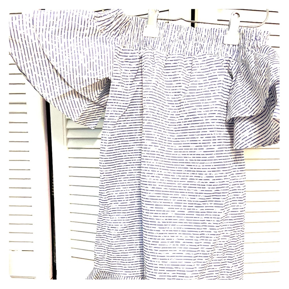 Strapless ruffled bottom dress